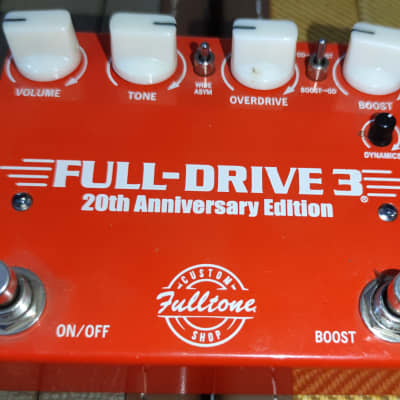 Fulltone Custom Shop FD-3 Full Drive 3 20th Anniversary Edition Dual  Overdrive Pedal