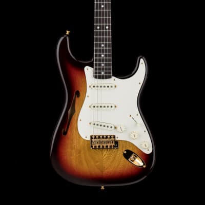 Fender Custom Shop Artisan Korina Stratocaster - Chocolate 3-Color Sunburst #72460 image 3
