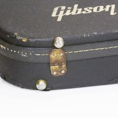 1973 Gibson Flying V Case Vintage Original Electric Guitar Hard Case Black Exterior / Purple Interior OHSC 1974 1975 image 12