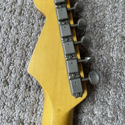 Warmoth Stratocaster neck maple w Nitro incl. vintage tuners fatback 1-11/16" fender strat image 7