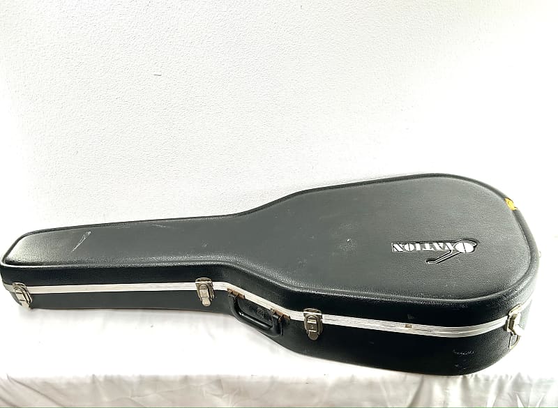 Ovation Molded Hardshell Guitar Case 1980's - Black image 1