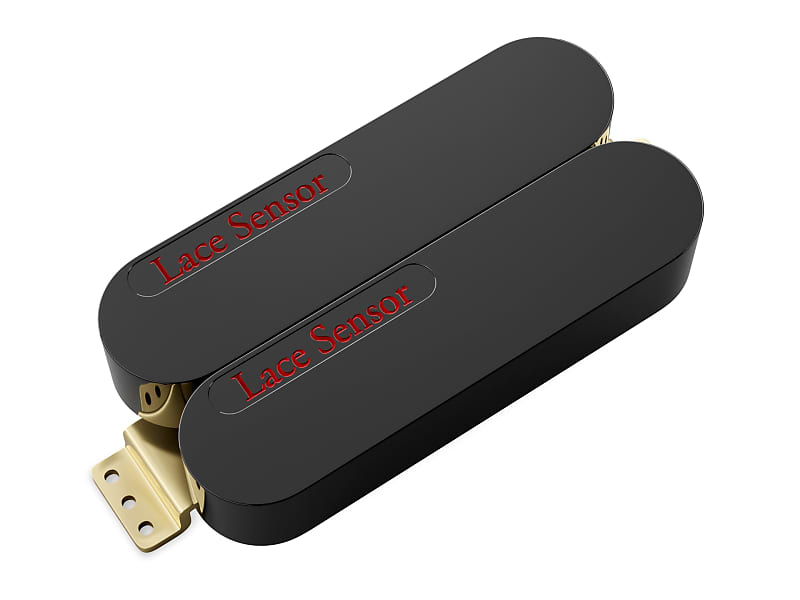 LACE Sensor Dually Red/Red Humbucker - Black image 1