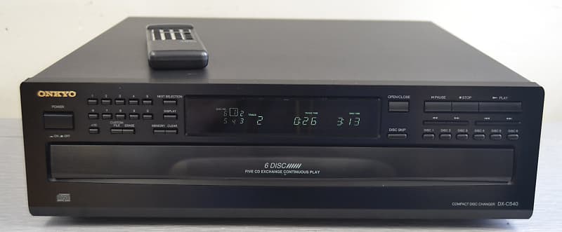 Onkyo DX-C540 CD Carousel * 6 Discs * Remote Control  			