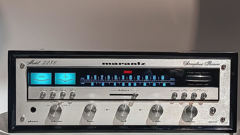 BEAUTIFUL MARANTZ 2238 STEREO RECEIVER – FREE WOOD CASE OPTION – 1-YEAR WARRANTY  			