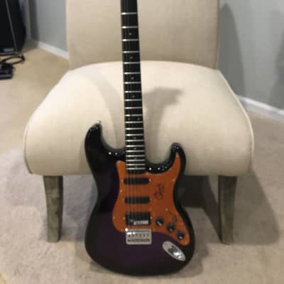Fretlight Orianthi Signature FG-551 Guitar Learning System Trans Purple w/ case, software & extras image 5