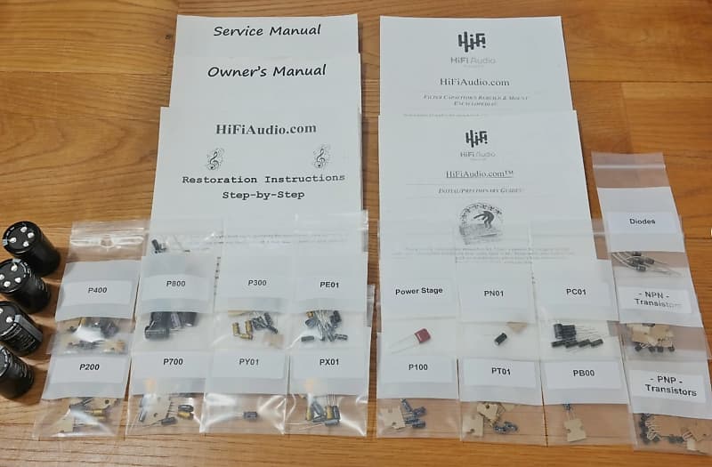 Marantz 2500 restoration kit filter capacitor repair rebuild fix  			