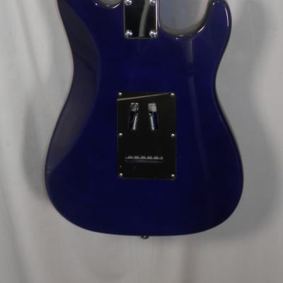 Silvertone SS-1l Cobalt Blue Left-Handed Strat Copy electric guitar lefty new old stock image 10