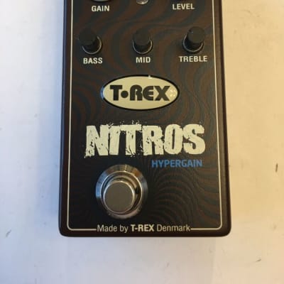 T-Rex Engineering Nitros Hyper Gain Metal Distortion Guitar Effect Pedal image 1