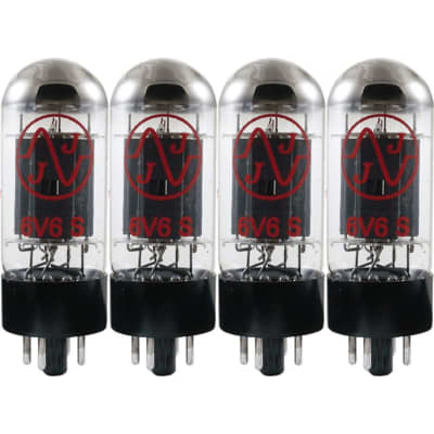 JJ 6V6-S Apex-Matched Quartet Power Amp Tubes