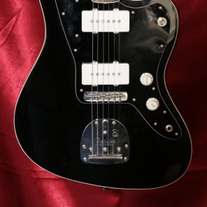 Fender JM-HO Jazzmaster Hollowbody MIJ 2000's Black image 3
