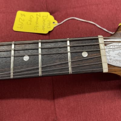 Deviser Zemaitis Custom Guitar replica 1993 - Aluminum Metal Top with Mahogany Body MIJ image 12