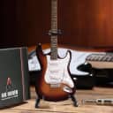 AXE HEAVEN Official Classic Sunburst Fender Strat Miniature Guitar Display Gift
