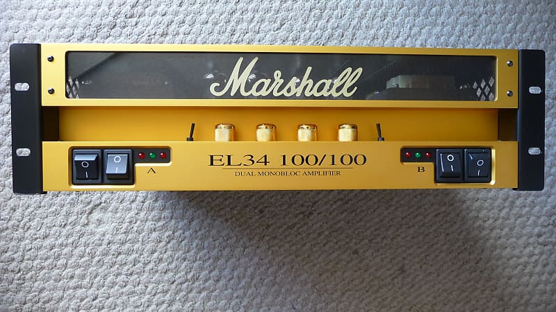 Marshall EL34 100/100 Stereo Mono Block Power amp Mint