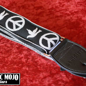 Peace guitar deals strap