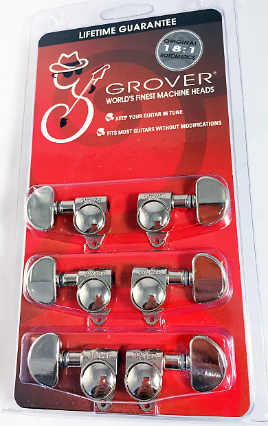 Grover 102-18N Rotomatic 3x3 Tuning Machines 18:1 image 1