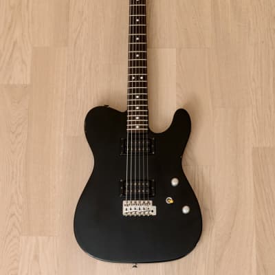 1982 Tokai Breezysound TE-60 HH T-Style Vintage Electric Guitar Black, Non-Catalog w/ Vibrato, Japan image 2