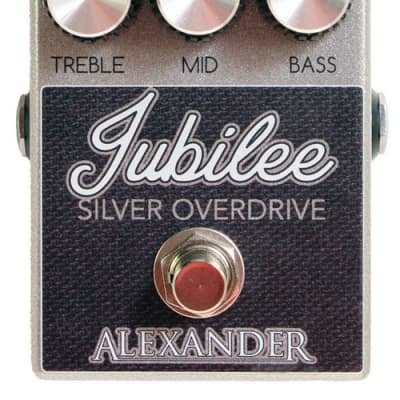 Alexander Jubilee Silver Overdrive Pedal | Reverb