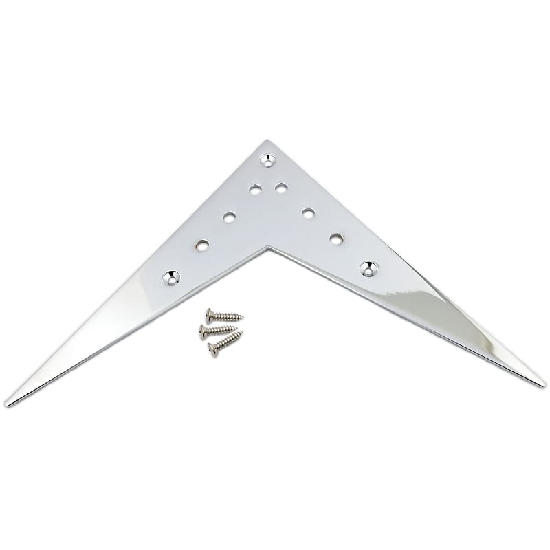 Large 6String Vee Flying V Style Electric Guitar Tailpiece Reverb