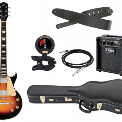 SX Pro Les Paul Electric guitar package with Hardcase for sale