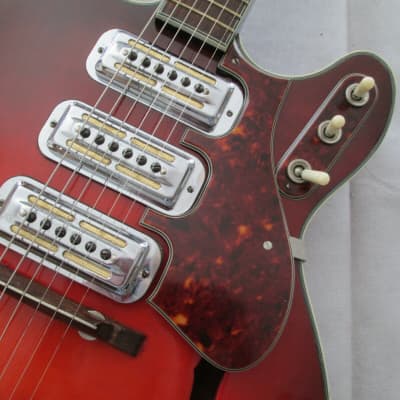 Harmony H76 electric guitar - USA made - mid sixties - superb image 4
