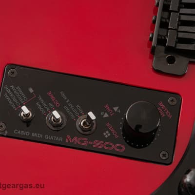 Casio MG 500 Guitar/MIDI Controller, Fujigen made, 80's RARE image 16