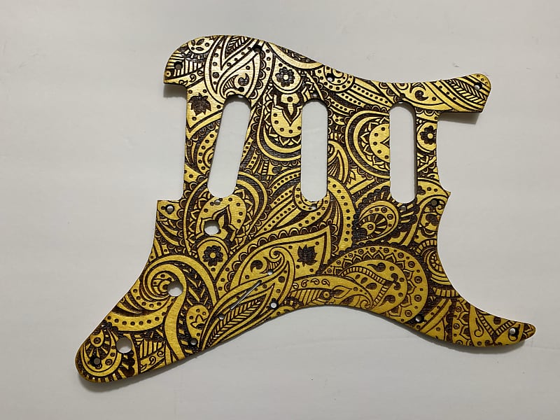 made in USA satin yellow paisley wood | Reverb The Netherlands made in USA satin yellow paisley wood | Reverb The Netherlands