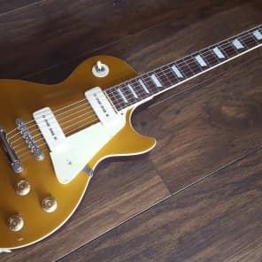 Burny RLG-55P Vintage Gold Top | Reverb