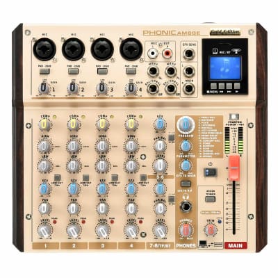 Phonic AM8GE 8-Channel Mixer with Bluetooth, FX