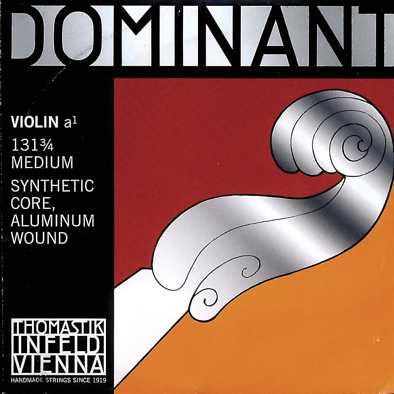 Thomastik Thomastik Dominant 3/4 Violin A String Medium Aluminum-Perlon image 1