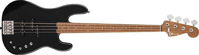 CHARVEL - Pro-Mod San Dimas Bass PJ IV  Caramelized Maple Fingerboard  Metallic Black - 2963068595 image 1