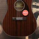 Fender CD-140SCE Solid Top Dreadnought Acoustic-Electric Guitar - All Mahogany