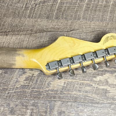 MyDream Stratocaster Custom Built - Heavy Relic Sunburst SRV image 8