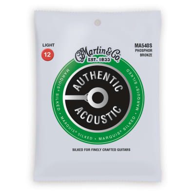 Martin Authentic Acoustic Marquis Silked Strings, MA540S, Light image 1