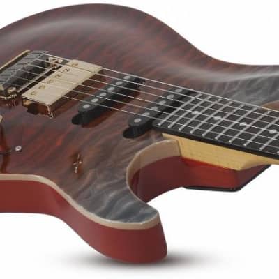 Schecter California Classic Series Electric Guitar w/ Case - Bengal Fade 7303 image 23