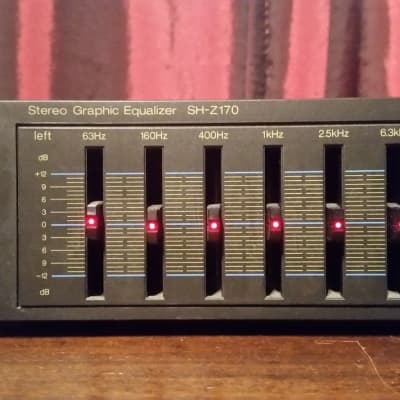 Vintage 1984 Technics SH-Z170 2-Channel 7-Band Stereo Graphic Equalizer outlet TESTED