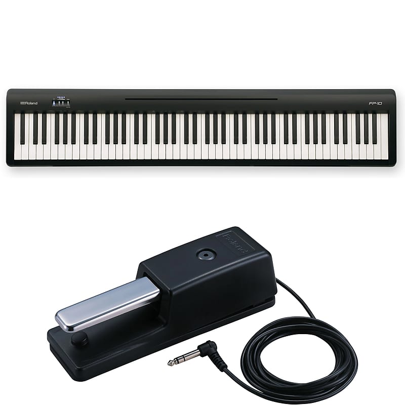 Roland FP-10 88-Key Digital Piano with Bluetooth & Onboard