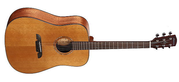 Alvarez MD65 Cedar Acoustic Solid Wood Dreadnought Guitar & Case image 1