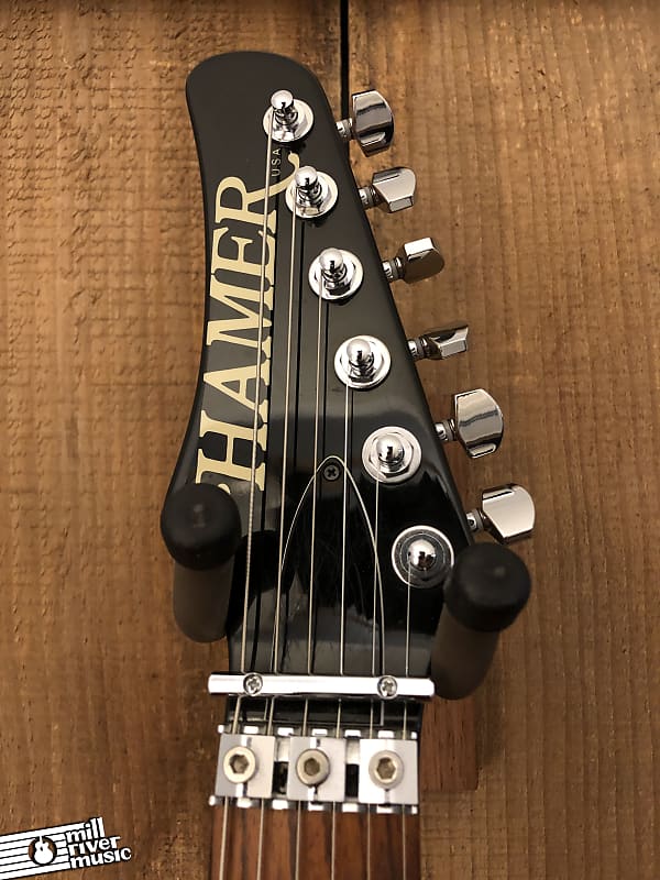 Hamer Diablo GDBS Electric Guitar Aztec Gold 1992 USA w/ OHSC | Reverb