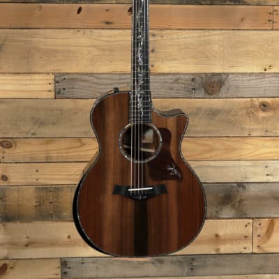 Taylor Presentation PS14ce Honduran Rosewood Acoustic/Electric Guitar Natural w/ Case image 4