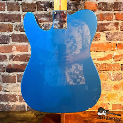 Fender Telecaster MIM Electric Guitar (1991 - Lake Placid Blue) image 8