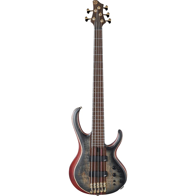 Ibanez BTB1905SM-SKB Bass Workshop Premium 5-String Bass Surreal Black Burst 2020 image 1