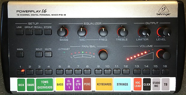 000000pete #39 s Behringer P16 Color Label Template: Drums Bass 44% OFF