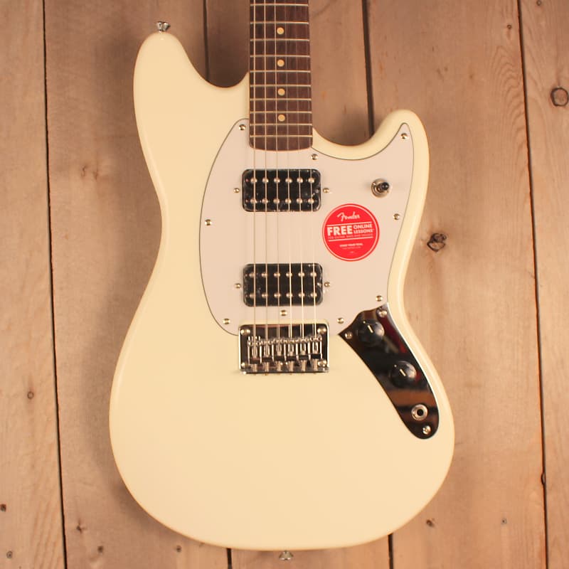 Squier Bullet Mustang HH Limited Edition Electric Guitar Olympic White image 1