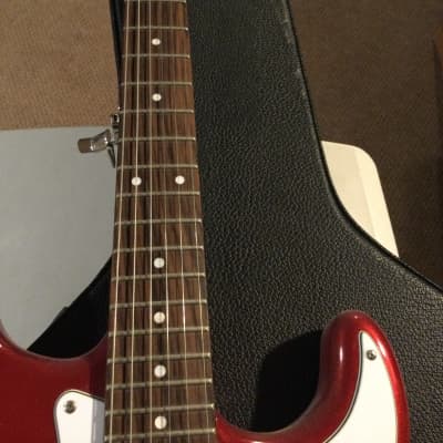 SX Stratocaster custom handmade standard series Metallic red image 4