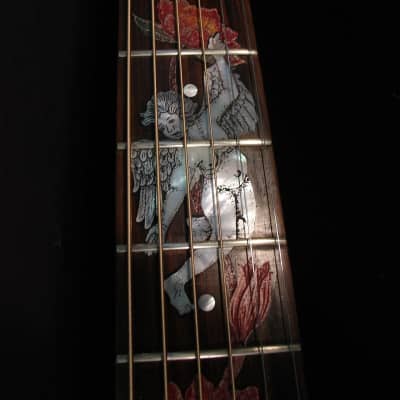Blueberry  Handmade Acoustic Dreadnought Guitar Sagittarius (Archer Zodiac) image 6