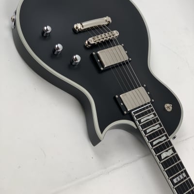 ESP E-II Eclipse BB Black Satin Electric Guitar + Hard Case B-Stock Made in Japan image 10