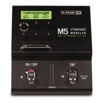 Line 6. M5 stompbox modeler(箱➕アダプター付き) Line 6 M5 Stompbox Modeler Pedal | Sweetwater