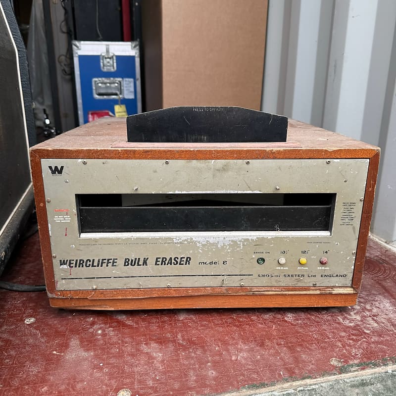 Vintage Weircliffe Bulk Eraser Model 8 UK Reel Master Tape Reverb