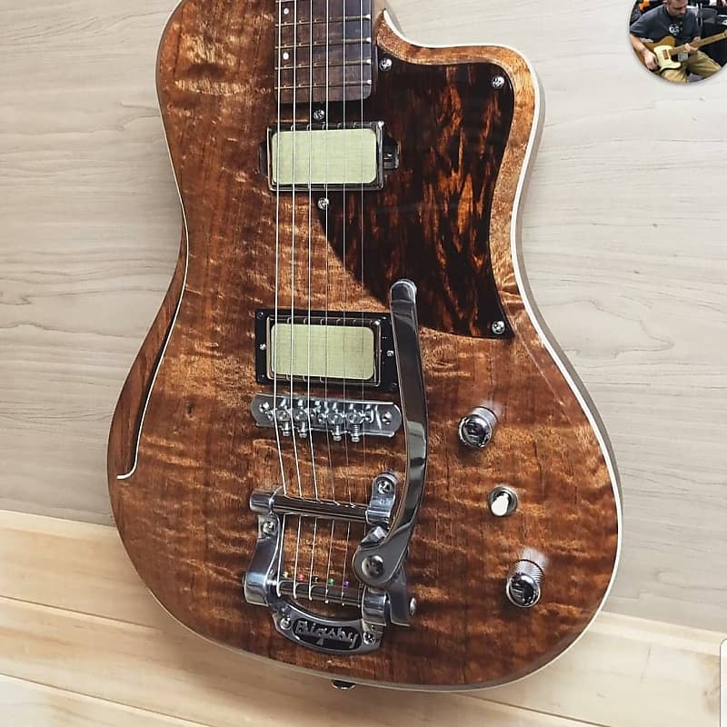 Jon Parsons Guitars Areli Semi Hollow 2018 Natural (Oil Reverb