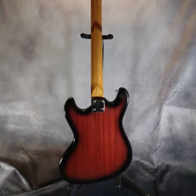 Kawai Vintage Made in Japan Offset Body Electric Guitar 1960s Red Burst image 7
